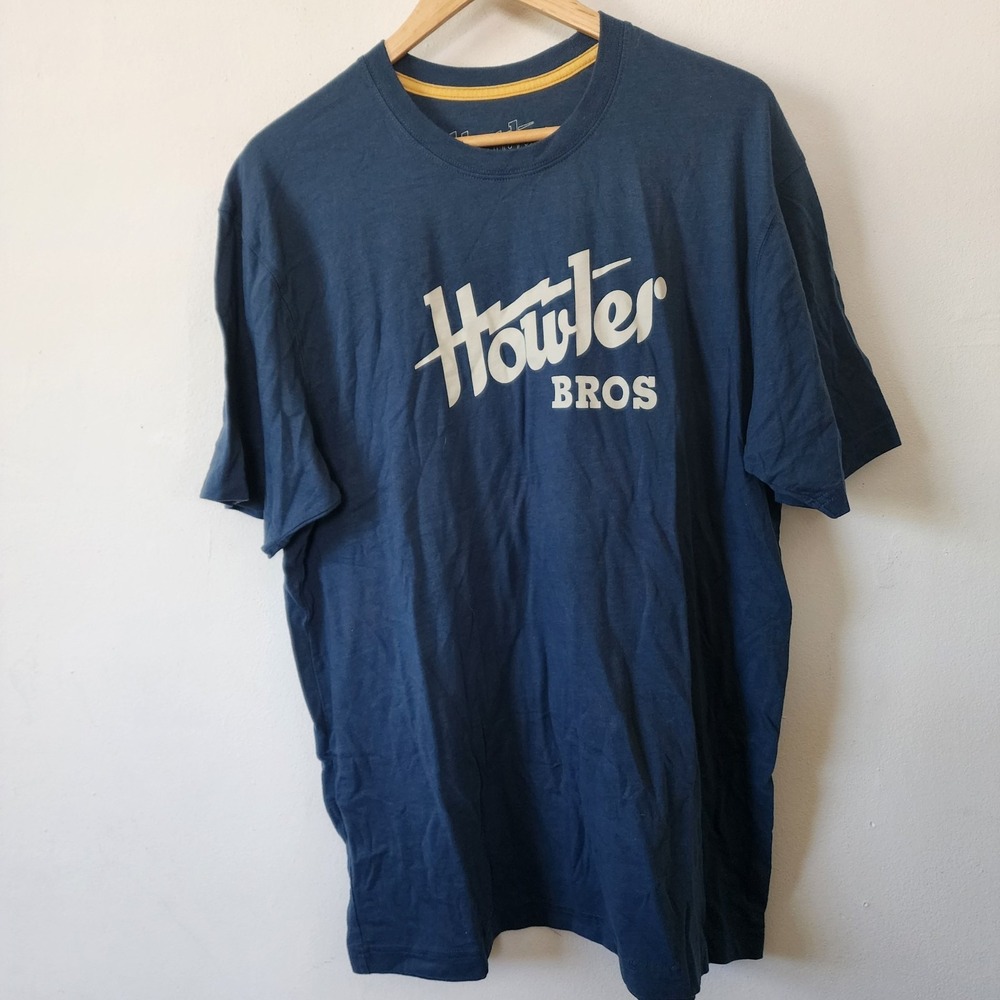 Howler Bros Shirt Blue XL Short Sleeve